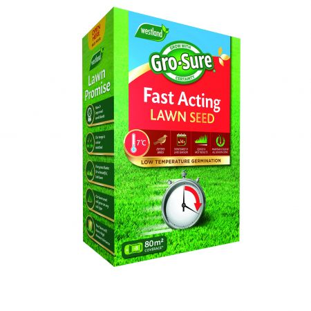 Gro-sure Fast Acting Lawn Seed 80sq.m